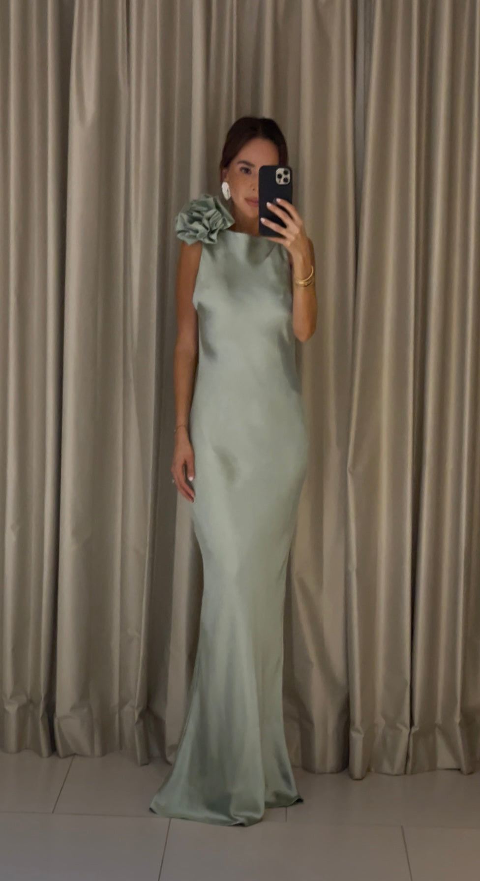 FLORES 3D SATIN