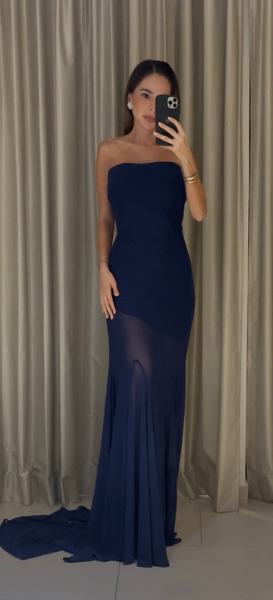 BLUE AND BEAUTIFUL DRESS