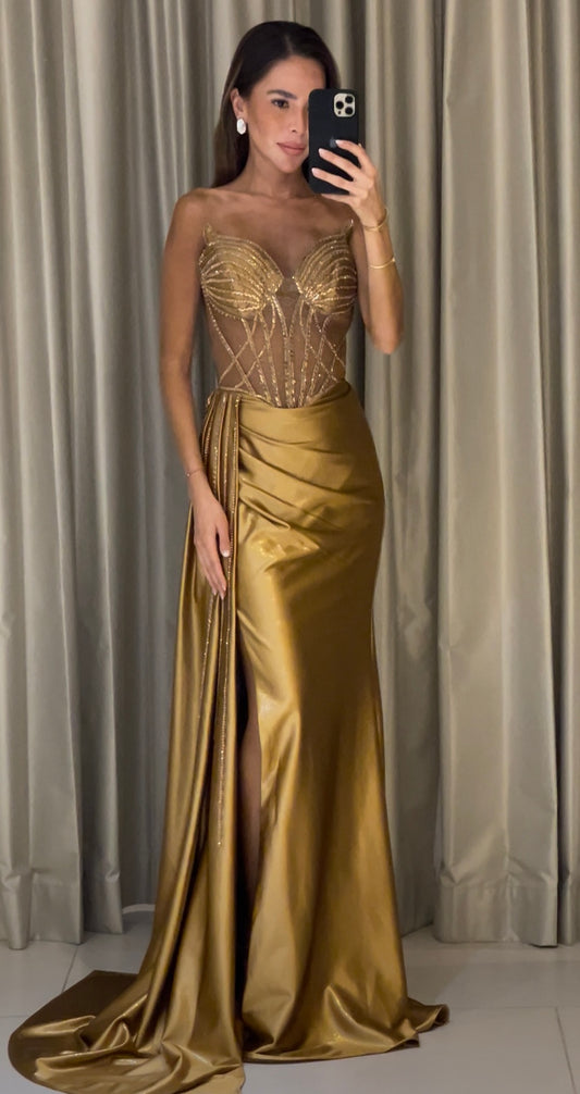 CORSET CRISTALES