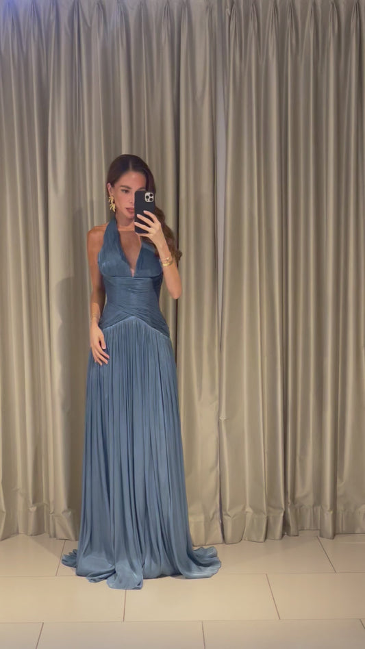 ANDREA DRESS HALTER
