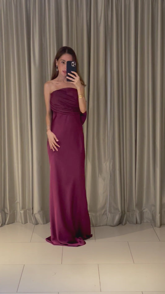 MIRANDA SATIN DRESS